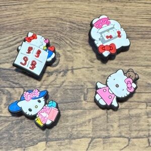 Hello Kitty Kids Croc Shoe Charms - Pink and Blue